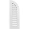 Ekena Millwork Quarter Round Top Right Surface Mount PVC Gable Vent w/ 3-1/2"W x 1"P Standard Frame, 14"W x 40"H GVPQR14X4001SN - alternate 1